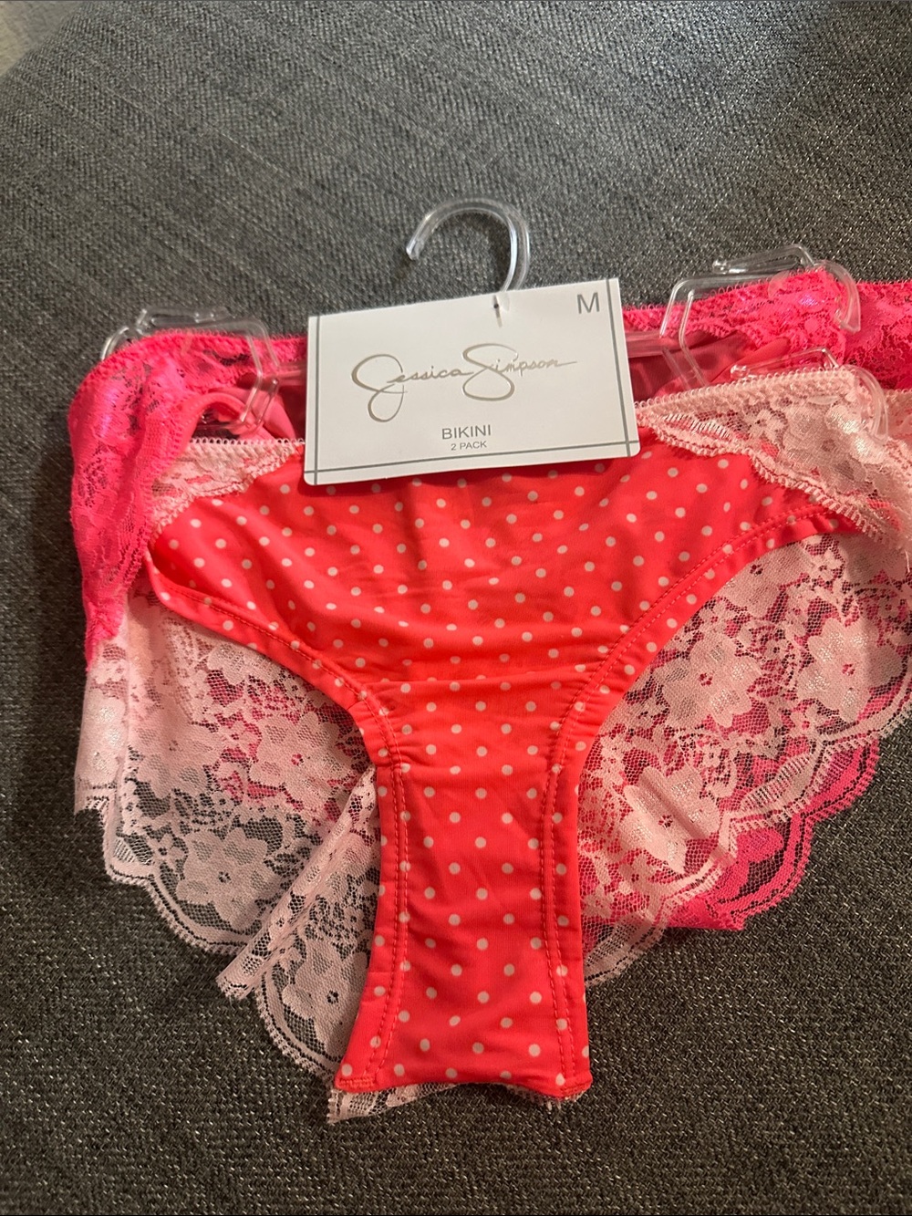 Jessica Simpson Pink & Hot Pink Bikini Panty 2-Pack